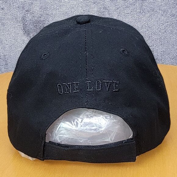 Raising Canes Employee Uniform Hat Black One Love Adjustable Hook Loop Cap 1LV - Picture 7 of 16